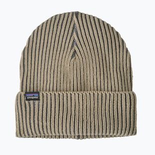 Зимна шапка Patagonia Fishermans Rolled Beanie contrast stripe: weathered stone