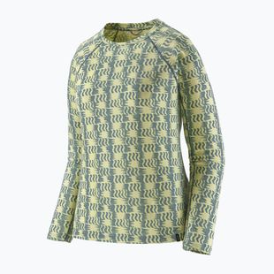 Дамски термоактивен суитшърт Patagonia Capilene Midweight Crew sun quilt: blue sage