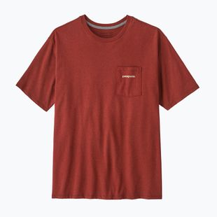 Мъжка тениска Patagonia Boardshort Logo Pocket Responsibili rusty red