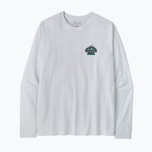 Мъжка блуза с дълъг ръкав  Patagonia Great Waves Responsibili-Tee LS fiber white