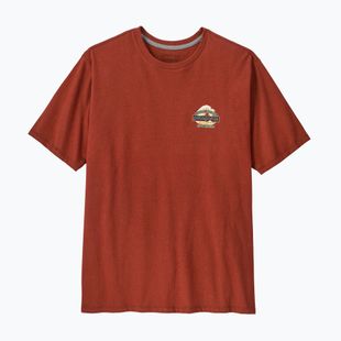 Мъжка тениска Patagonia Great Waves Responsibili-Tee rusty red