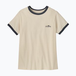 Дамска тениска Patagonia Fitz Roy Foothills Ringer Tee undyed natural