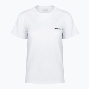Дамска тениска Patagonia P-6 Logo Responsibili-Tee fiber white
