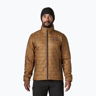 Мъжко ватирано яке Patagonia Nano Puff deer brown