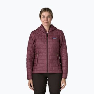 Дамско ватирано яке Patagonia Nano Puff Hoody berry fig