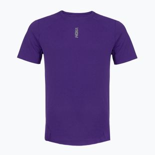 Мъжка тениска за бягане HOKA EveryRun Short Sleeve cosmic purple