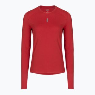 Дамска блуза за бягане с дълъг ръкав HOKA EveryRun Long Sleeve red agate