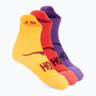 Чорапи HOKA No-Show Run Sock 3-pack egg yolk/cerise/virtual violet