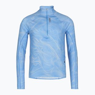 Мъжки суитшърт за бягане HOKA Skyform Half Zip CLF PRT mineral blue