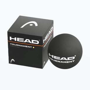 Топка за скуош HEAD Tournament Squash Ball черна