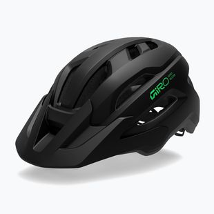 Детска велосипедна каска Giro Fixture II MIPS matte black/vivid green