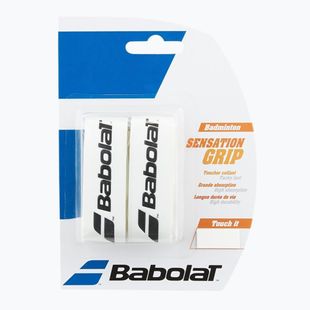 Грипве за ракети за бадминтон Babolat Grip Sensation 2 бр. white