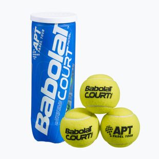 BABOLAT Court Padel 3 топки жълт 501098