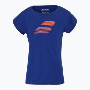 Детска тениска Babolat Exercise Cotton Jr sodalite blue