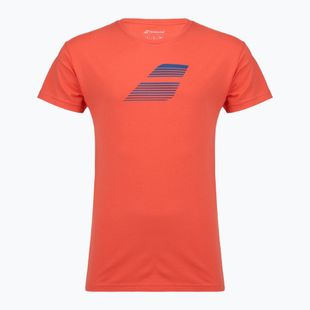 Мъжка тениска Babolat Exercise Big Flag hot coral