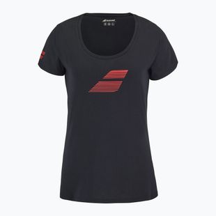 Дамска тениска Babolat Exercise Flag W black/black