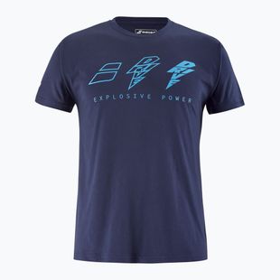 Мъжка тениска Babolat Drive Cotton heritage blue
