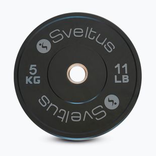 Олимпийски бъмпер тежести Sveltus Training 5 kg black