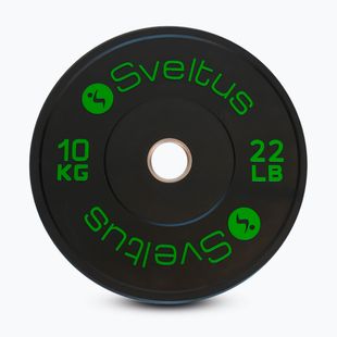 Олимпийски бъмпер тежести Sveltus Training Olympic Disc 10 kg black
