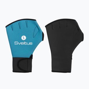 Ръкавици за аквафитнес Sveltus 1840 aqua black/blue