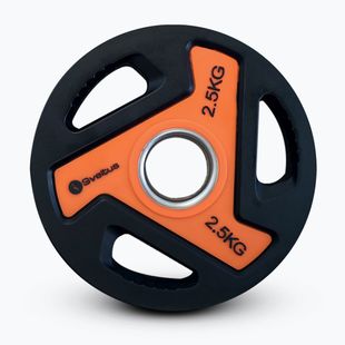 Олимпийски тежести Sveltus с дръжки 2,5 kg black