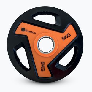 Олимпийски тежести Sveltus с дръжки 5 kg black