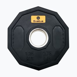 Олимпийски дискове тип Bumper Sveltus Starting Olympic 1,25 kg black