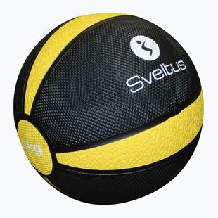 Медицинска топка Sveltus 1 kg black/yellow