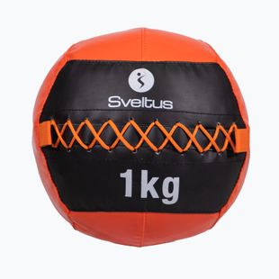 Медицинска топка Sveltus Wall Ball 1 kg black/red
