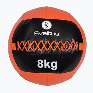 Медицинска топка Sveltus Wall Ball 8 kg black/red