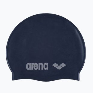 Детска плувна шапка arena Classic Silicone Jr denim/silver