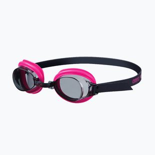 Детски очила за плуване arena Bubble 3 Junior black/smoke/fuchsia