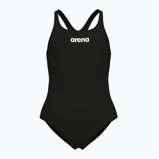 Детски цял бански костюм arena Team Swim Pro Solid black/white