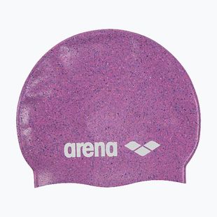 Детска плувна шапка arena Silicone Cap Jr pink multi