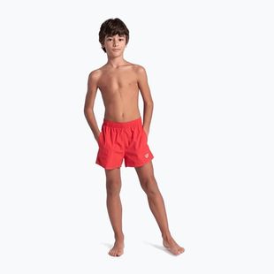 Детски шорти за плуване arena Bywayx Youth R fluo red/water