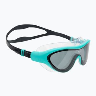 Детска маска за плуване arena The One Mask тъмен дим/ вода/ черно