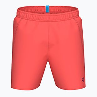 Мъжки бански шорти arena Fundamentals Boxer R calypso coral/dark purple