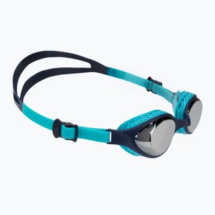 Детски очила за плуване arena Air Jr Mirror silver/navy/water