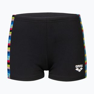 Детски бански шорти arena Racing Stripe black/black multi
