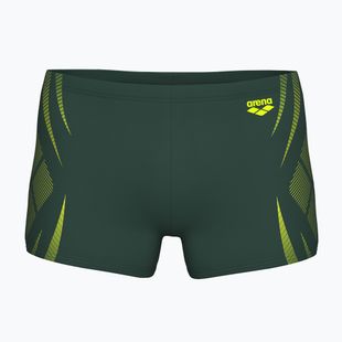 Мъжки боксерки arena Poseidonia Swim Short тъмнозелен/артично лайм