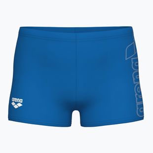 Детски боксерки за плуване arena Logo Swim Short blue river/white