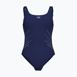 Дамски цял бански костюм Isa Squared Back navy/ice