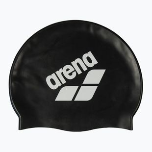 Шапка за плуване arena Big Logo black/white