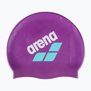 Плувна шапка arena Big Logo very fuchsia/white/water
