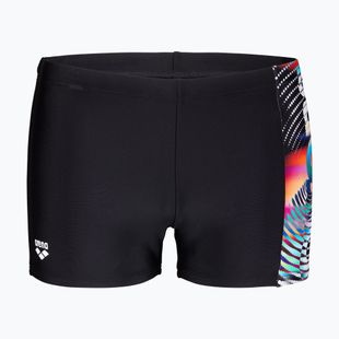 Плувни боксерки Arena Lit Logo Swim Short black/multi