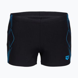 Мъжки боксерки за плуване arena Graphic Swim Short black/turquoise