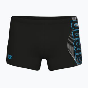 Мъжки боксерки за плуване arena Basic Swim Short black/turquoise