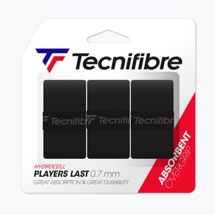 Грип за тенис ракети Tecnifibre Players Last 3 бр. black
