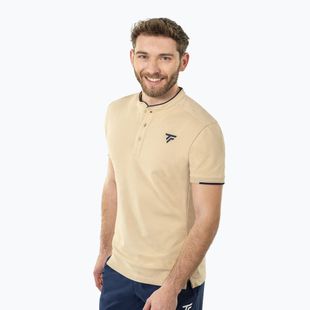 Мъжка поло тениска Tecnifibre Polo Pique sand