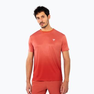 Мъжка тениска/фланелка за тенис Tecnifibre Team X-Loop terracotta